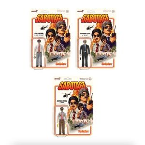 Super7 Beastie Boys Sabotage Sabotage 3-Pack 3 3/4-Inch ReAction Figures